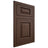 Shiloh Cabinetry Flush Inset Oxford White Oak Quarter Sawn Braun Door