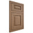Shiloh Cabinetry Flush Inset Oxford White Oak Quarter Sawn Medium Door