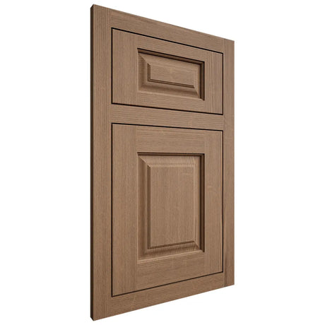 Shiloh Cabinetry Flush Inset Oxford White Oak Quarter Sawn Medium Door