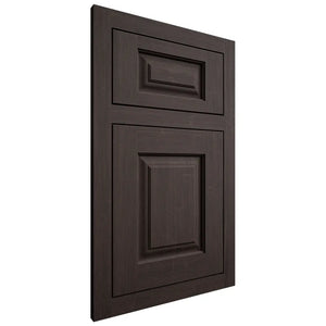 Shiloh Cabinetry Flush Inset Oxford White Oak Quarter Sawn Morel Door