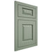Shiloh Cabinetry Flush Inset Oxford White Oak Quarter Sawn Moss Door