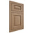 Shiloh Cabinetry Flush Inset Oxford White Oak Quarter Sawn Natural Door