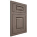 Shiloh Cabinetry Flush Inset Oxford White Oak Rift Cut Clay Door
