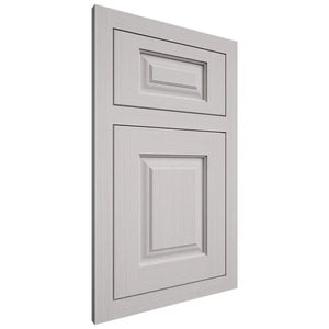 Shiloh Cabinetry Flush Inset Oxford White Oak Rift Cut Cotton Door