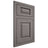 Shiloh Cabinetry Flush Inset Oxford White Oak Rift Cut Flagstone Door