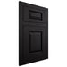 Shiloh Cabinetry Flush Inset Oxford White Oak Rift Cut Ink Door