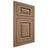 Shiloh Cabinetry Flush Inset Oxford White Oak Rift Cut Medium Door