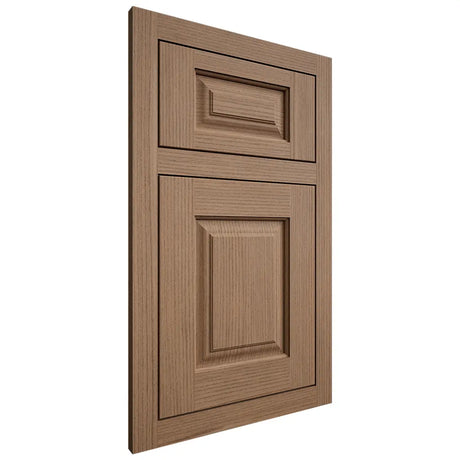 Shiloh Cabinetry Flush Inset Oxford White Oak Rift Cut Medium Door