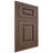 Shiloh Cabinetry Flush Inset Oxford White Oak Rift Cut Mineral Door