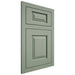 Shiloh Cabinetry Flush Inset Oxford White Oak Rift Cut Moss Door