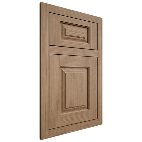 Shiloh Cabinetry Flush Inset Oxford White Oak Rift Cut Natural Door