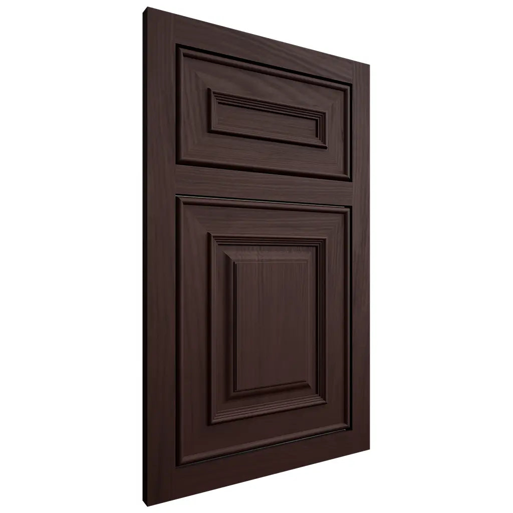Shiloh Cabinetry Flush Inset Portland Alder Plain Cut Bistre Door
