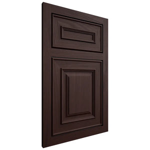 Shiloh Cabinetry Flush Inset Portland Alder Plain Cut Bistre Door
