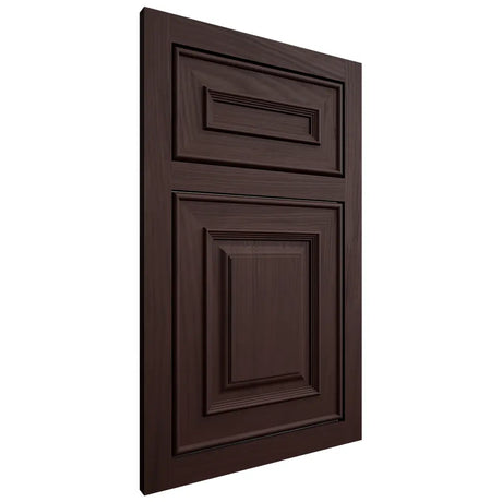 Shiloh Cabinetry Flush Inset Portland Alder Plain Cut Bistre Door
