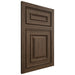 Shiloh Cabinetry Flush Inset Portland Alder Plain Cut Caviar Door