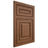Shiloh Cabinetry Flush Inset Portland Alder Plain Cut Cola Door