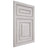 Shiloh Cabinetry Flush Inset Portland Alder Plain Cut Cotton Door