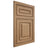 Shiloh Cabinetry Flush Inset Portland Alder Plain Cut Dusty Road Door
