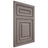 Shiloh Cabinetry Flush Inset Portland Alder Plain Cut Stonehenge Door