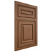 Shiloh Cabinetry Flush Inset Portland Alder Plain Cut Walnut Door