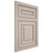 Shiloh Cabinetry Flush Inset Portland Alder Plain Cut White Sands Door