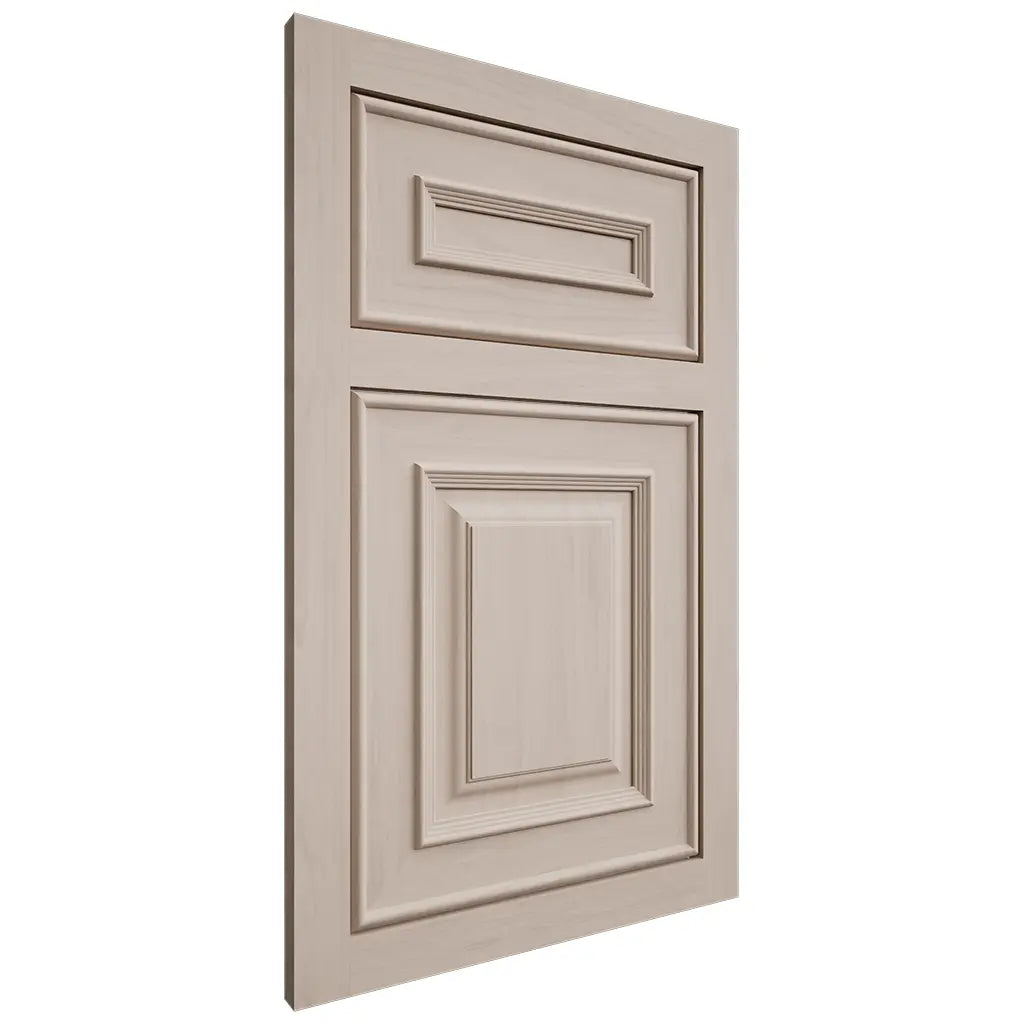 Shiloh Cabinetry Flush Inset Portland Alder Plain Cut White Sands Door