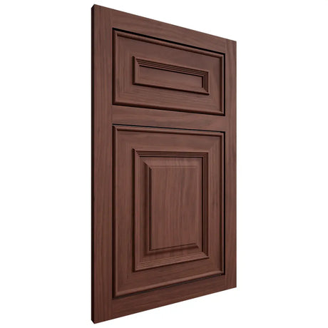 Shiloh Cabinetry Flush Inset Portland Cherry Plain Cut Bourbon Door