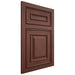 Shiloh Cabinetry Flush Inset Portland Cherry Plain Cut Bourbon Door