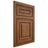 Shiloh Cabinetry Flush Inset Portland Cherry Plain Cut Carob Door