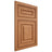 Shiloh Cabinetry Flush Inset Portland Cherry Plain Cut Medium Door