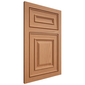 Shiloh Cabinetry Flush Inset Portland Cherry Plain Cut Natural Door