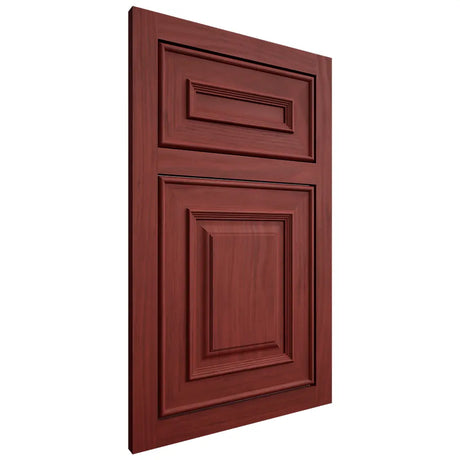 Shiloh Cabinetry Flush Inset Portland Cherry Plain Cut Red Door