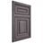 Shiloh Cabinetry Flush Inset Portland Hickory Plain Cut Cadet Door
