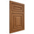 Shiloh Cabinetry Flush Inset Portland Hickory Plain Cut Chestnut Door