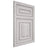 Shiloh Cabinetry Flush Inset Portland Hickory Plain Cut Cotton Door