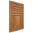 Shiloh Cabinetry Flush Inset Portland Hickory Plain Cut Medium Door