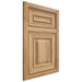 Shiloh Cabinetry Flush Inset Portland Hickory Plain Cut Natural Door