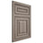 Shiloh Cabinetry Flush Inset Portland Hickory Plain Cut Sterling Door