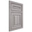 Shiloh Cabinetry Flush Inset Portland Hickory Plain Cut Stratus Door