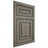 Shiloh Cabinetry Flush Inset Portland Hickory Plain Cut Thyme Door