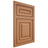 Shiloh Cabinetry Flush Inset Portland Maple Plain Cut Cashmere Door