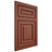 Shiloh Cabinetry Flush Inset Portland Maple Plain Cut Cayenne Door