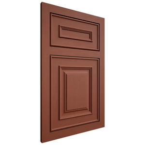 Shiloh Cabinetry Flush Inset Portland Maple Plain Cut Cayenne Door
