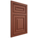 Shiloh Cabinetry Flush Inset Portland Maple Plain Cut Cayenne Door