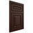Shiloh Cabinetry Flush Inset Portland Maple Plain Cut Cocoa Door