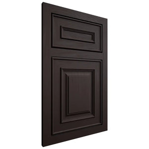Shiloh Cabinetry Flush Inset Portland Maple Plain Cut Espresso Door