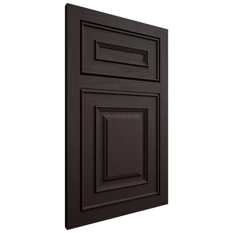 Shiloh Cabinetry Flush Inset Portland Maple Plain Cut Espresso Door