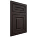 Shiloh Cabinetry Flush Inset Portland Maple Plain Cut Espresso Door