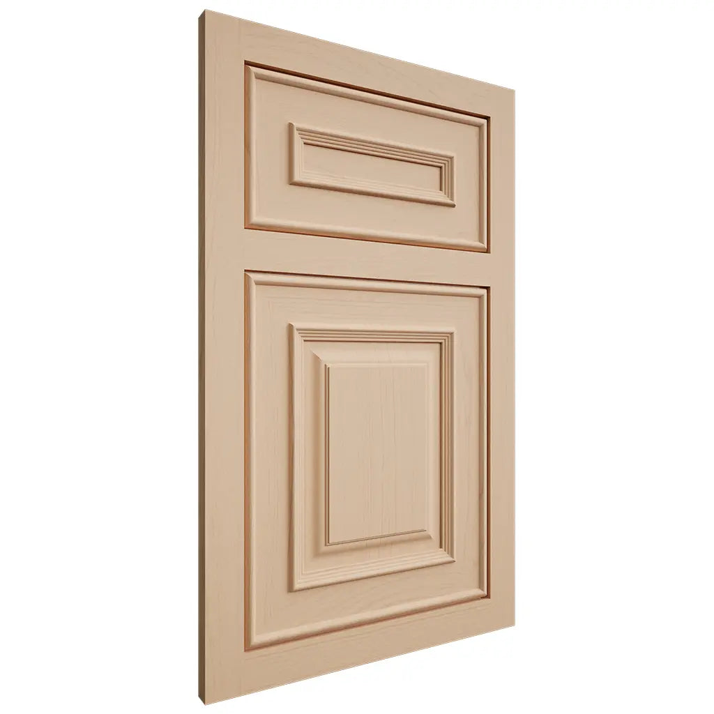 Shiloh Cabinetry Flush Inset Portland Maple Plain Cut Natural Door