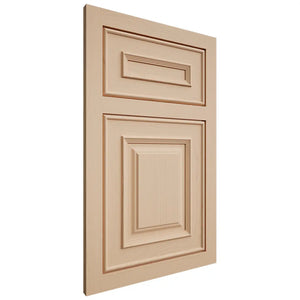 Shiloh Cabinetry Flush Inset Portland Maple Plain Cut Natural Door